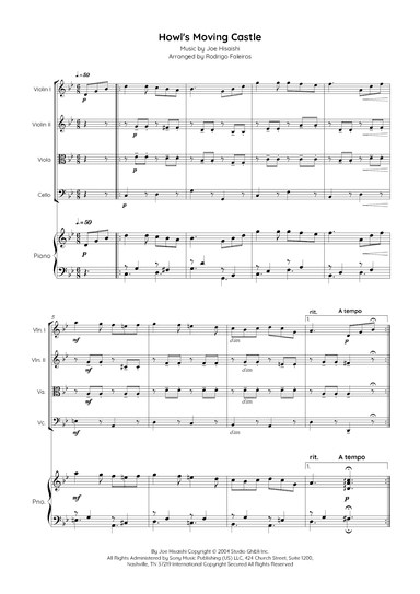 Howl's Moving Castle (arr. Rodrigo Faleiros)