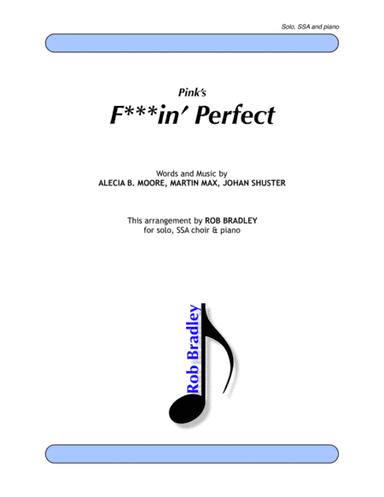 F***in' Perfect (arr. Rob Bradley)