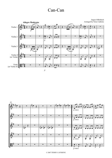 Can-Can (arr. Terry Cathrine)