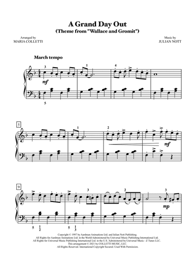 Wallace And Gromit Theme (arr. Maria Colletti)
