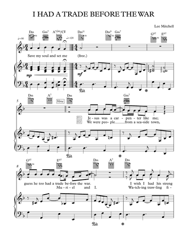 I had a trade before the war