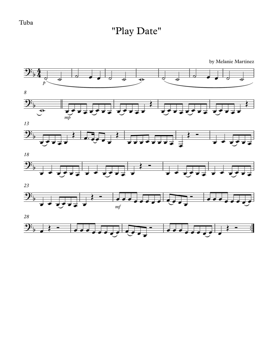 Play Date (arr. SongBird Music)