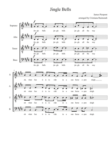 Jingle Bells (arr. Cristiana Raimondi)
