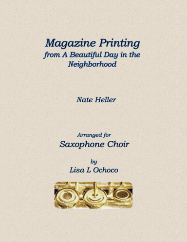 Magazine Printing (arr. Lisa L Ochoco)