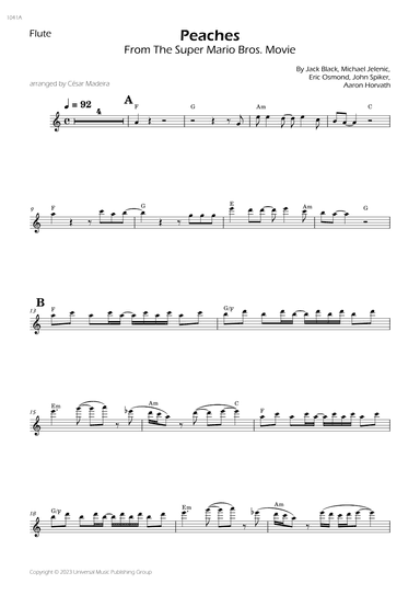 Peaches (arr. César Madeira)