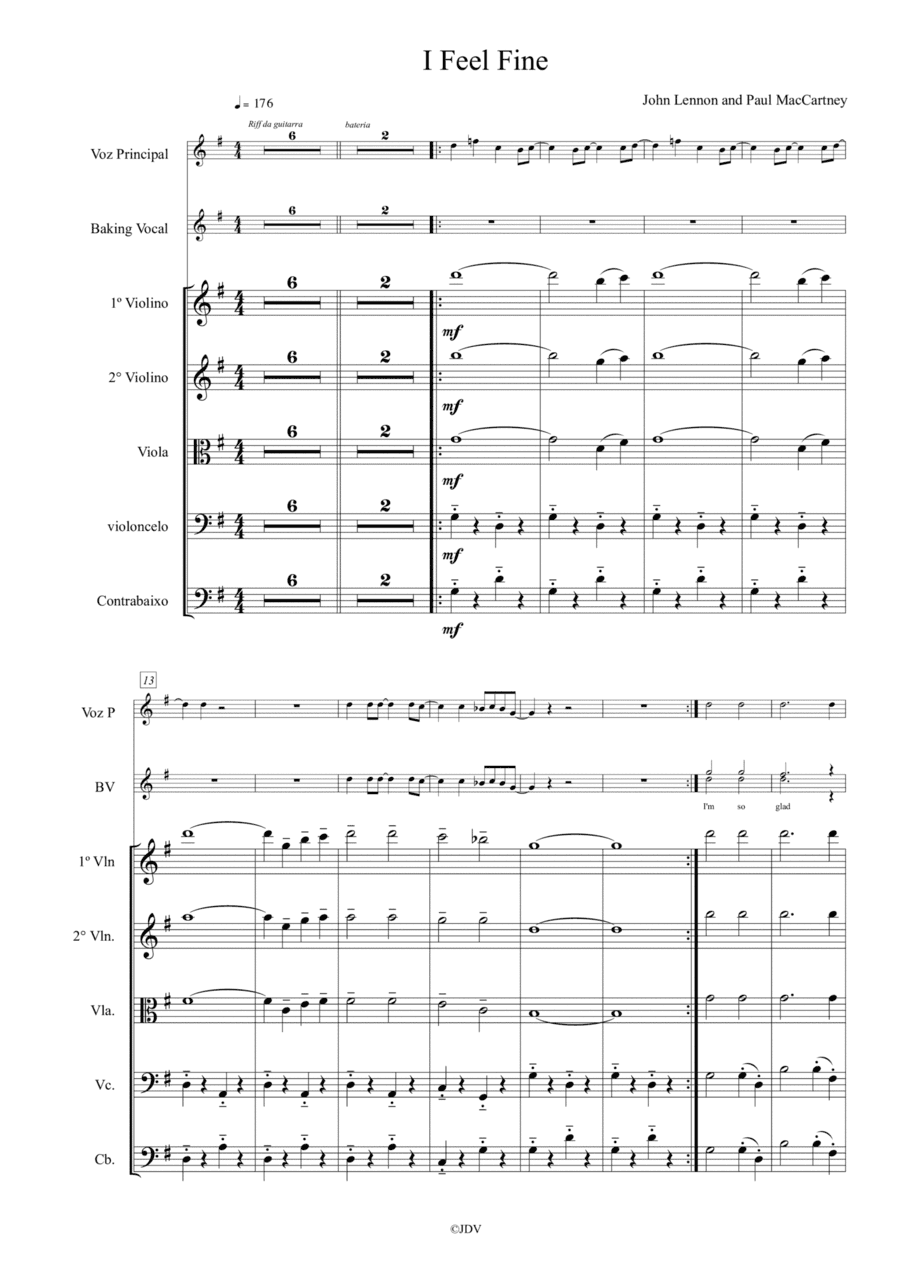 I Feel Fine (arr. Josemir Valverde)