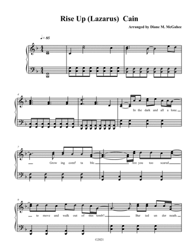 Rise Up (lazarus) (arr. Diane M. McGahee)