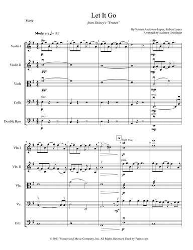 Let It Go (demi Lovato Version) (arr. Kathryn Griesinger)