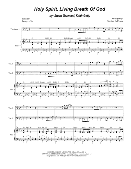 Holy Spirit, Living Breath Of God (arr. Stephen DeCesare)