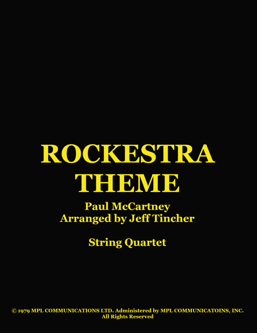 Rockestra Theme (arr. Jeff Tincher)