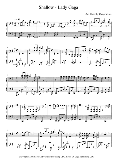 Shallow (arr. Camprixinx)