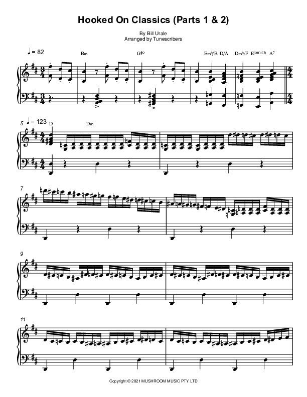 Hooked On Classics (Parts 1 & 2) (arr. Tunescribers)