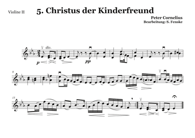 Christus der Kinderfreund (arr. Sabine Fenske)