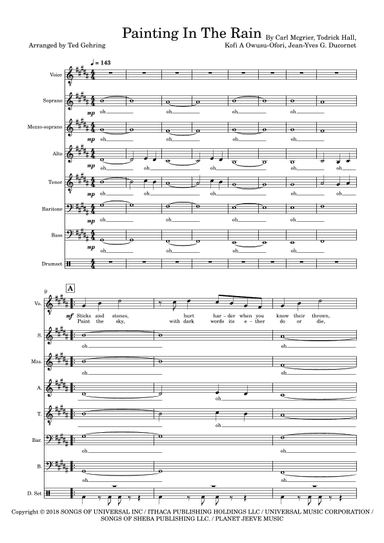Painting In The Rain (arr. Ted Gehring)