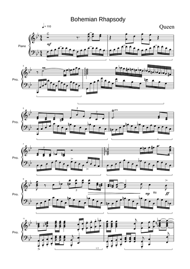 Bohemian Rhapsody (arr. Queen)