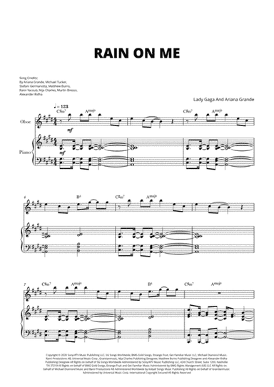 Rain On Me (arr. Cadenza Editions)