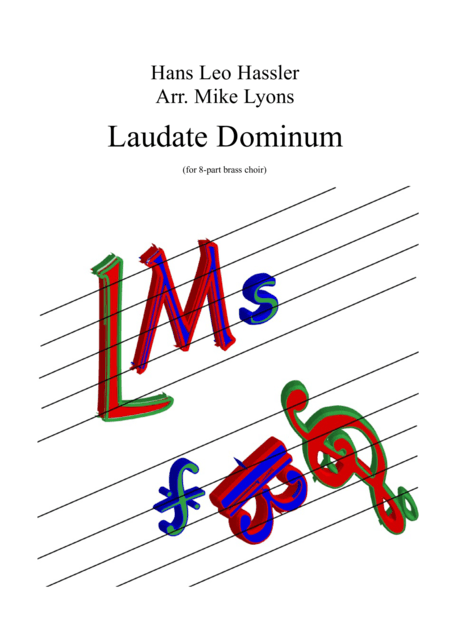 Laudate Dominum - Hans Leo Hassler (8-part brass choir) (arr. Mike Lyons)