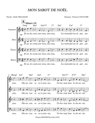MON SABOT DE NOËL (arr. Disques BOGHEI Records)