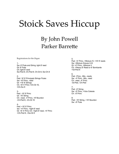 Stoick Saves Hiccup (arr. Parker Barrette)