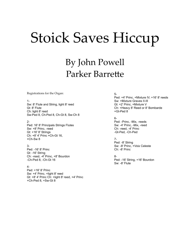 Stoick Saves Hiccup (arr. Parker Barrette)