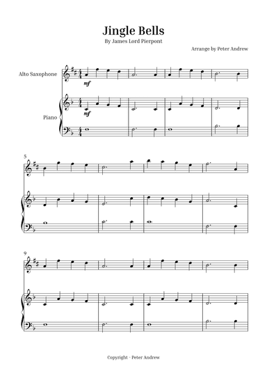 Jingle Bells (arr. Peter Andrew)