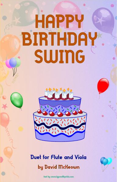 Happy Birthday Swing, for Flute and Viola Duet (arr. David McKeown)