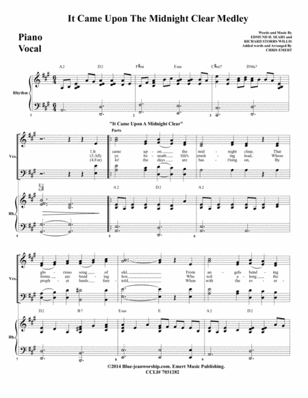 It Came Upon The Midnight Clear Medley (arr. Chris Emert)