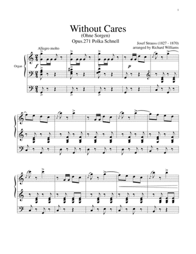 Without Cares (Ohne Sorgen) (arr. Richard Williams)