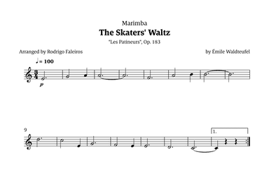 The Skaters Waltz (for beginners) (arr. Rodrigo Faleiros)