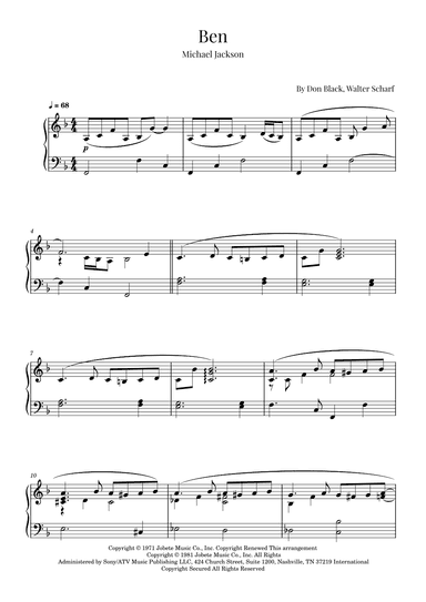 Ben (arr. Roger da Luz)