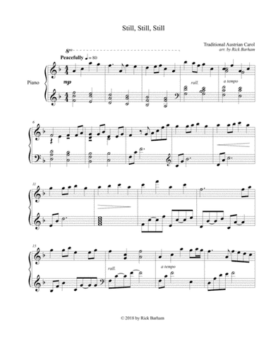 Still, Still, Still (arr. Rick Barham)