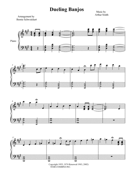 Duelin' Banjos (arr. Bernie Schweickart)