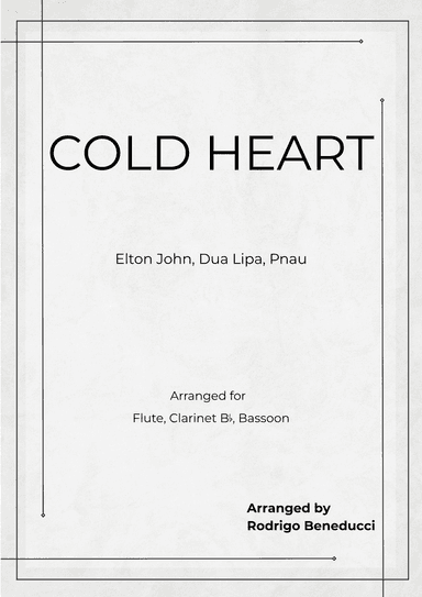 Cold Heart (pnau Remix) (arr. RODRIGO BENEDUCCI)
