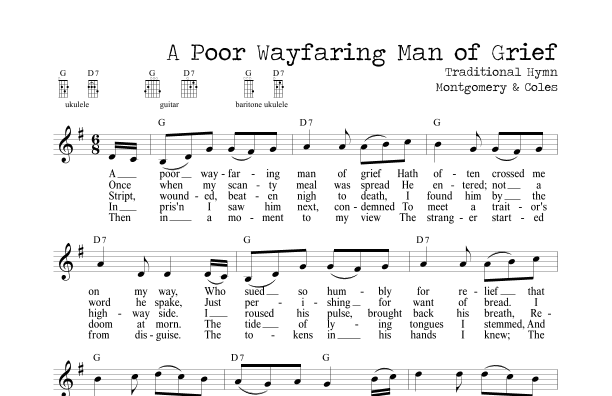 A Poor Wayfaring Man of Grief (arr. M. Ryan Taylor)