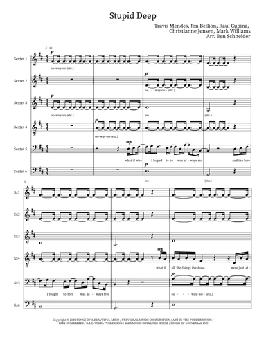 Stupid Deep (arr. Ben Schneider)