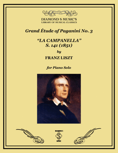 La Campanella -  Franz Liszt - Piano Solo (arr. Diamond S Music)