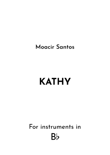 Kathy (arr. Jireh J.)