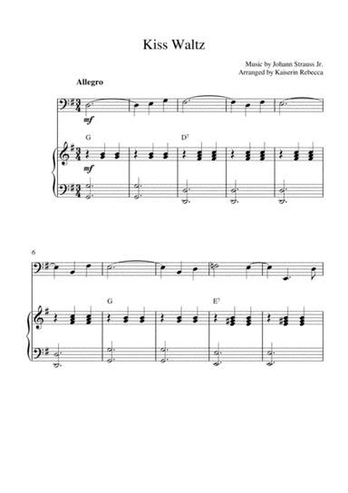 Kiss Waltz (arr. Kaiserin Rebecca)