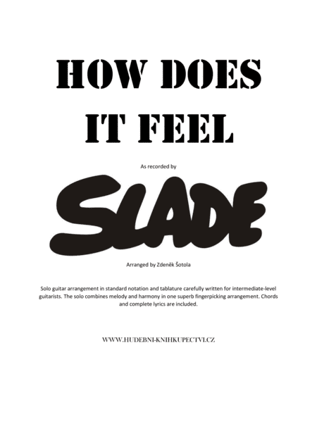 How Does It Feel (arr. Zdeněk Šotola)