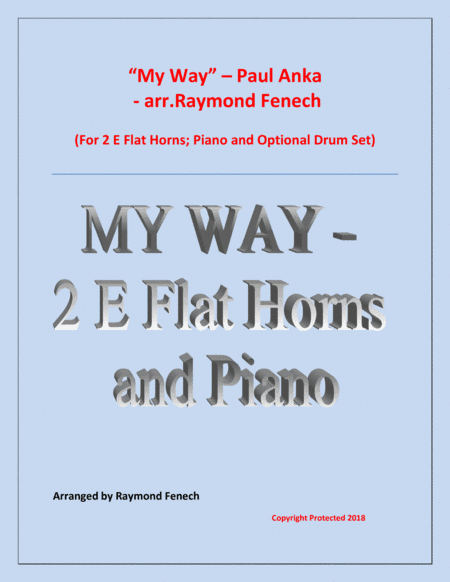 My Way (arr. Raymond Fenech)