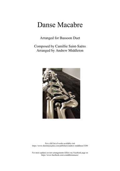 Danse Macabre arranged for Bassoon Duet (arr. Andrew Middleton)