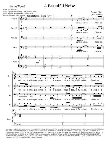 A Beautiful Noise (arr. Chad Weirick)