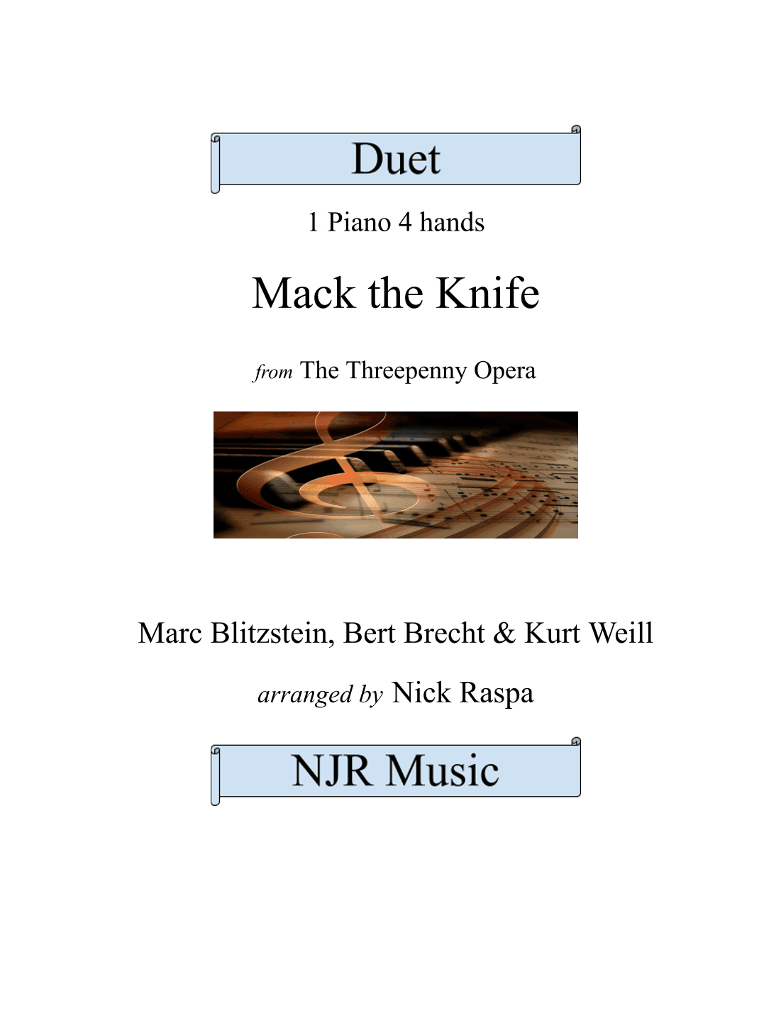 Mack The Knife (arr. Nick Raspa)