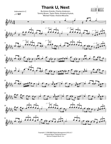 Thank U, Next (arr. Nathan Allen)