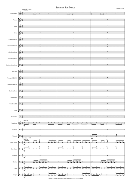 Summer Sun Dance - 11/8 - Folk Dance Style - Concert Band