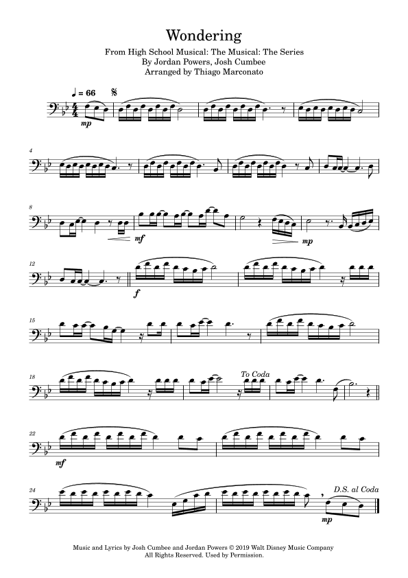 Wondering (arr. Thiago Marconato)