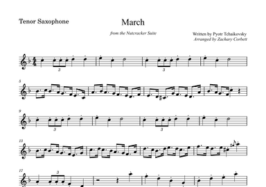 March from the Nutcracker Suite (arr. Zachary Corbett)