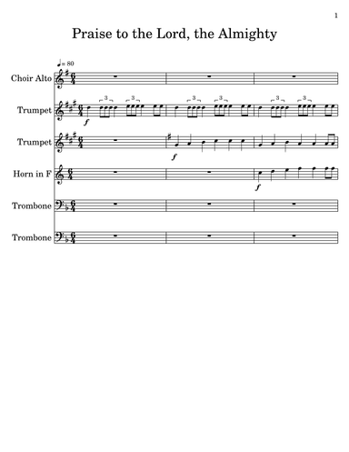 Praise to the Lord, the Almighty (arr. Kiana Ratay)