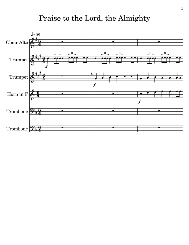 Praise to the Lord, the Almighty (arr. Kiana Ratay)