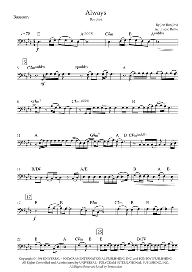 Always (arr. Fabio Britto)